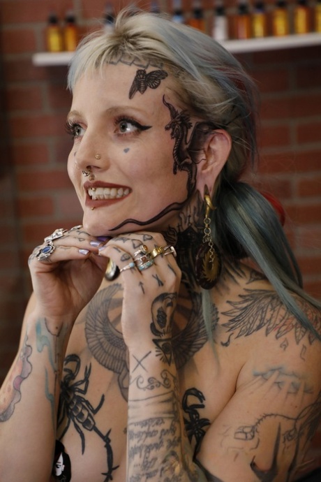 Tattooed Face Porn