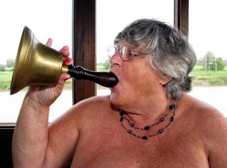 Fat British nan Grandma Libby masturbates in stockings while on board a boat 63496385