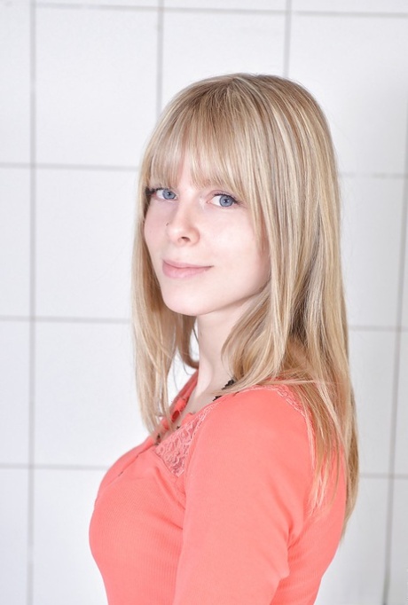 Petite blonde Bianka Brill spreading her perfect pink teen pussy 19825060
